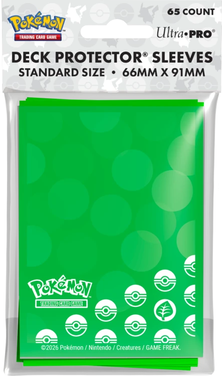 Koszulki na karty Ultra Pro: Pokémon Grass Type (65 szt.)
