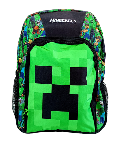 Duży plecak szkolny Minecraft Face - 40 x 30  x 15 cm