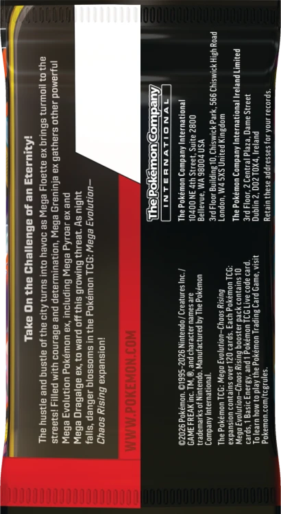 Pokémon TCG: Mega Evolution - Chaos Rising - Booster Box