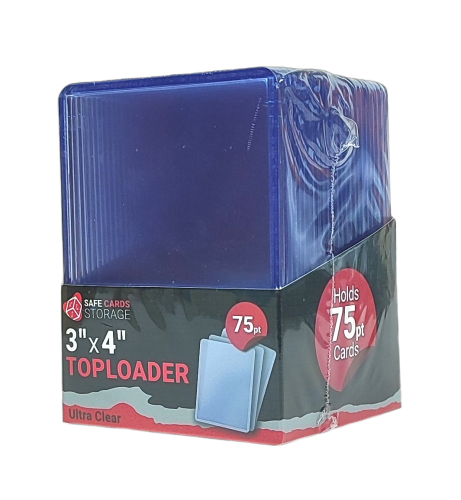 Toploader 75PT 3"x4" Ultra Clear 25szt. SCS