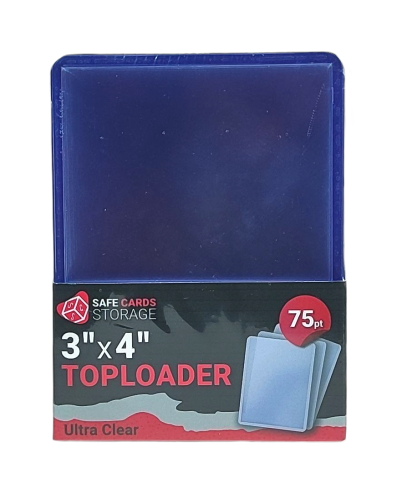 Toploader 75PT 3"x4" Ultra Clear 25szt. SCS