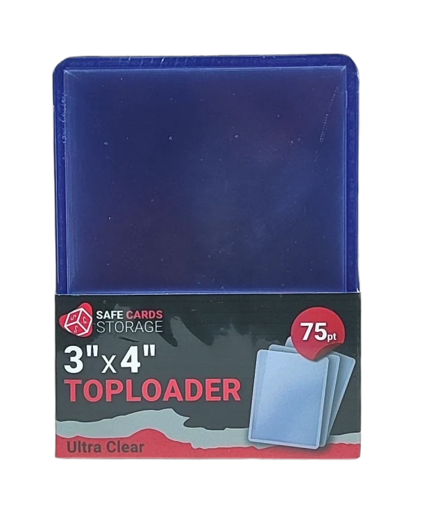 Toploader 75PT 3"x4" Ultra Clear 25szt. SCS