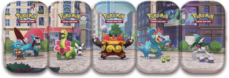 Pokémon TCG: Lumiose City Min Tin Display