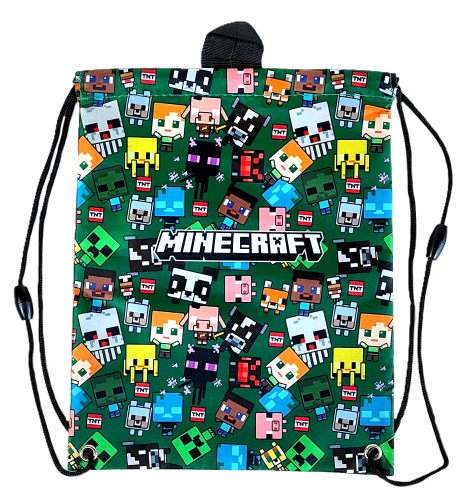 Worek, torba sportowa Minecraft Characters 30 x 24 cm