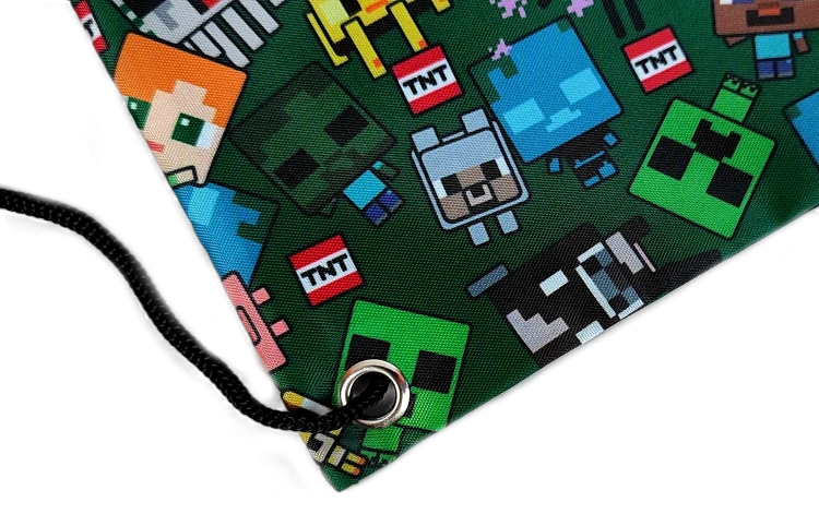 Worek, torba sportowa Minecraft Characters 30 x 24 cm