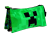 Saszetka 3 komory Minecraft Face 21 x 11 x 3.5 cm.