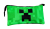 Saszetka 3 komory Minecraft Face 21 x 11 x 3.5 cm.