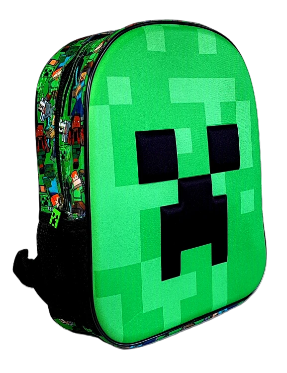 Plecak 3D przedszkolny - Minecraft Face 30 x 25 x 9 cm