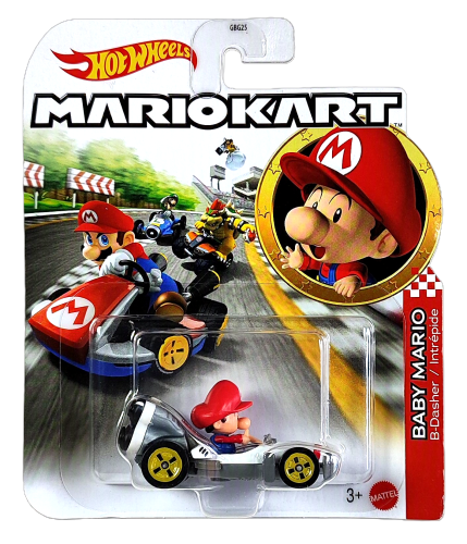Hot Wheels Mario Kart -Baby Mario B-Dasher