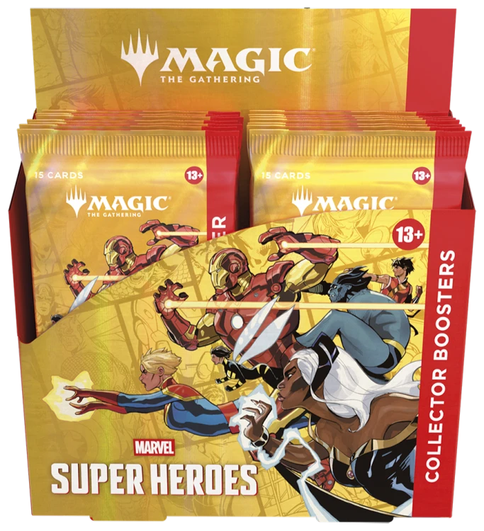 Magic the Gathering: Marvel Super Heroes - Collector Booster Display