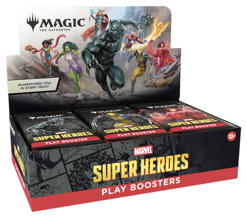 Magic the Gathering: Marvel Super Heroes - Play Booster Display