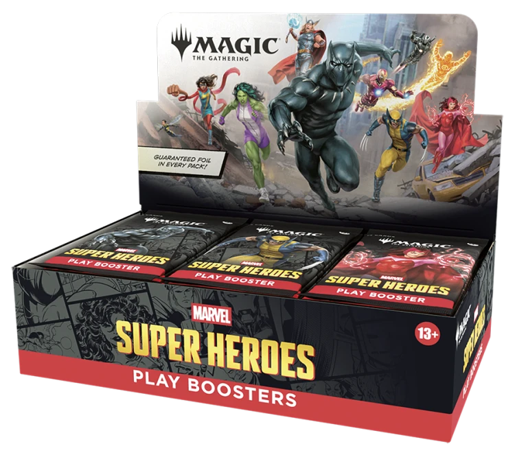 Magic the Gathering: Marvel Super Heroes - Play Booster Display