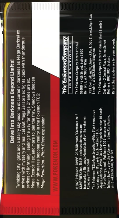 Pokémon TCG: Mega Evolution - Pitch Black - Booster Box
