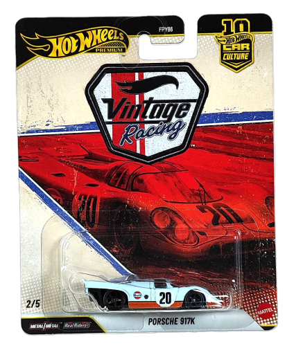 2/5 Hot Wheels Premium Vintage Racing - Porsche 917K