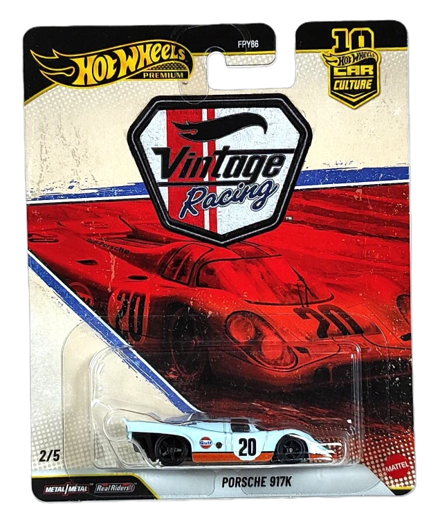 2/5 Hot Wheels Premium Vintage Racing - Porsche 917K