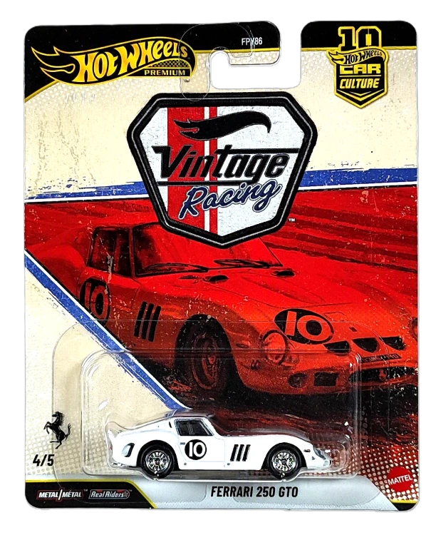 4/5 Hot Wheels Premium Vintage Racing - Ferrari 250GTO