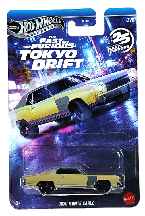 3/5 Hot Wheels Silver Series Tokyo Drift - 1970 Monte Carlo