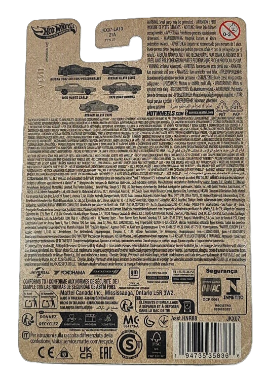 3/5 Hot Wheels Silver Series Tokyo Drift - 1970 Monte Carlo