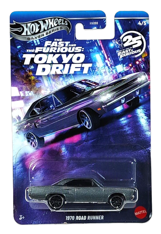 4/5 Hot Wheels Silver Series Tokyo Drift - 1970 Road Runner