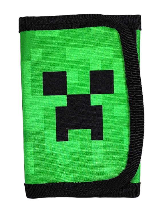 Portfel Minecraft Face 13.5 x 9 cm.