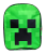 Plecak przedszkolny - Minecraft Face 30 x 26 x 10 cm