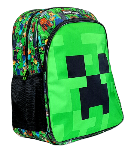 Duży plecak szkolny Minecraft Face - 40 x 30 x 17 cm