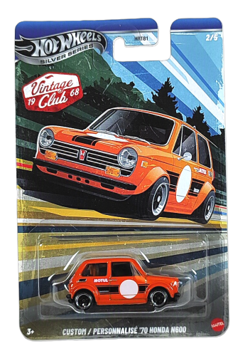 2/5 Hot Wheels Silver Series Vintage Club -Custom '70 Honda N600