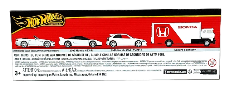 Hot Wheels Premium - Zestaw Honda