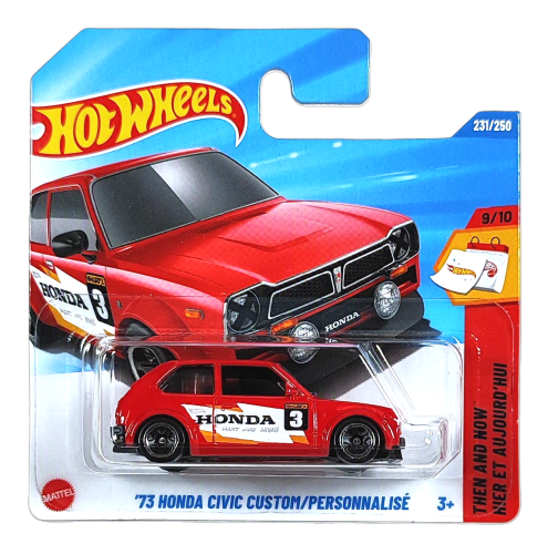 231/250 Hot Wheels Then and Now - '73 Honda Civic Custom