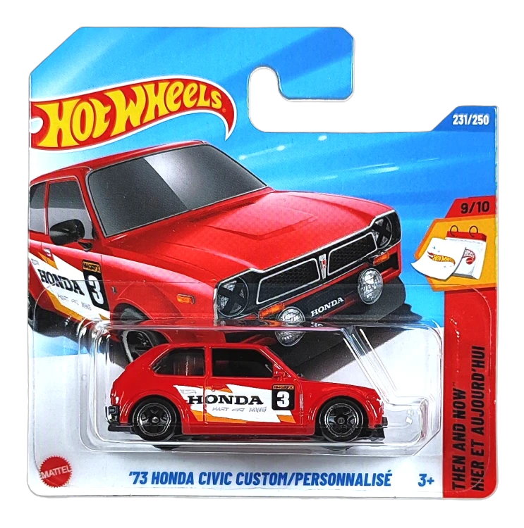 231/250 Hot Wheels Then and Now - '73 Honda Civic Custom