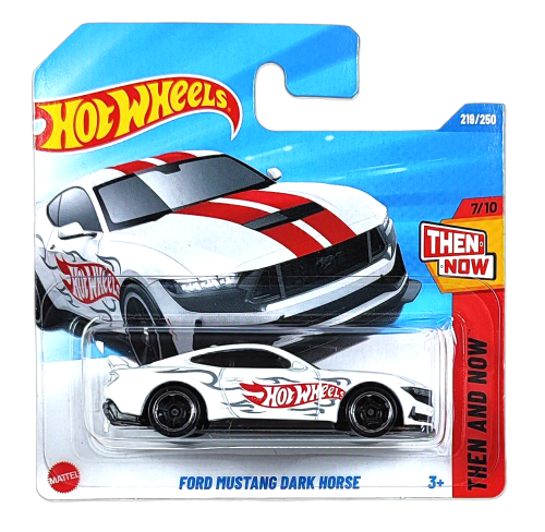 219/250 Hot Wheels Then and Now -Ford Mustang Dark Horse