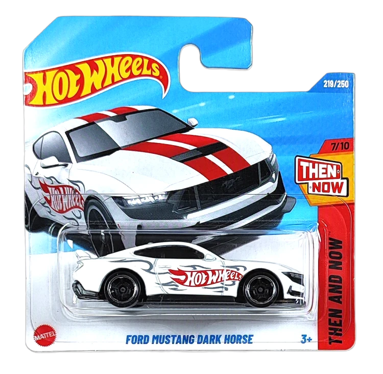 219/250 Hot Wheels Then and Now -Ford Mustang Dark Horse