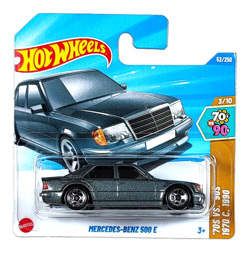 52/250 Hot Wheels '70s VS '90s - Mercedes-Benz 500 E