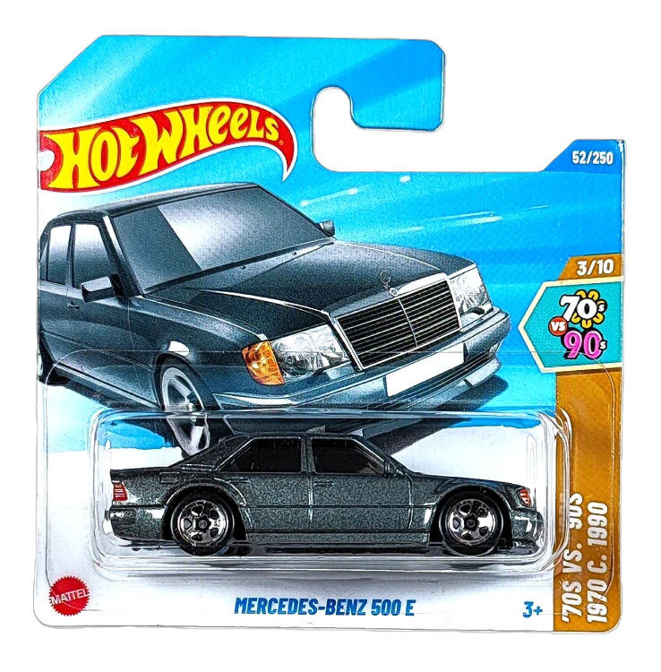 52/250 Hot Wheels '70s VS '90s - Mercedes-Benz 500 E