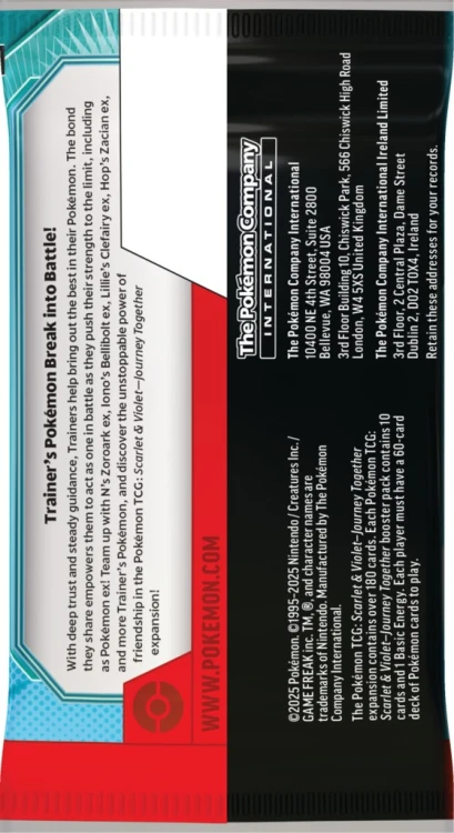 Pokémon TCG: Scarlet & Violet - Journey Together - Booster