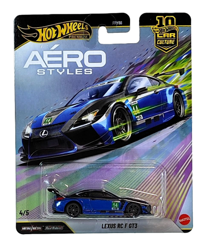 4/5 Hot Wheels Premium Aero Styles - Lexus RC F GT3