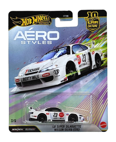 3/5 Hot Wheels Premium Aero Styles - LB Super Silhouette Nissan Silvia (S15)