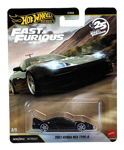 3/5 Hot Wheels Premium Fast & Furious - 2003 Honda NSX Type-R