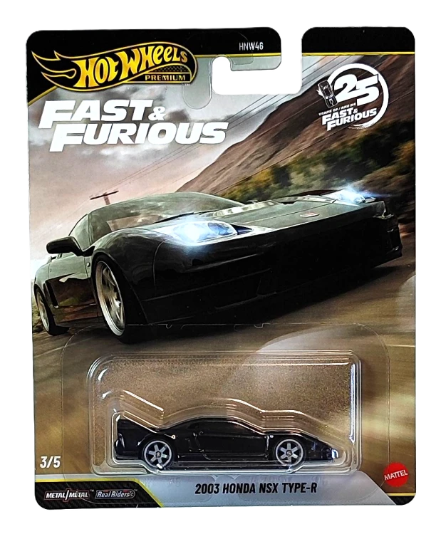 3/5 Hot Wheels Premium Fast & Furious - 2003 Honda NSX Type-R