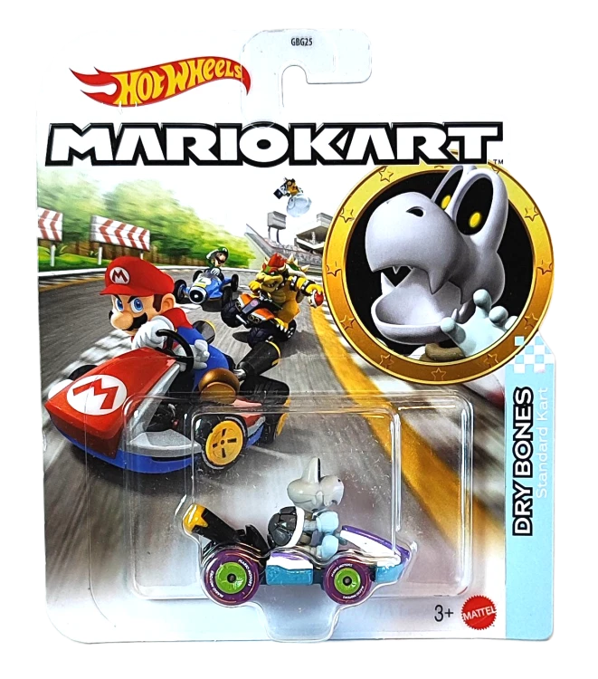 Hot Wheels Mario Kart -Dry Bones Standard Kart