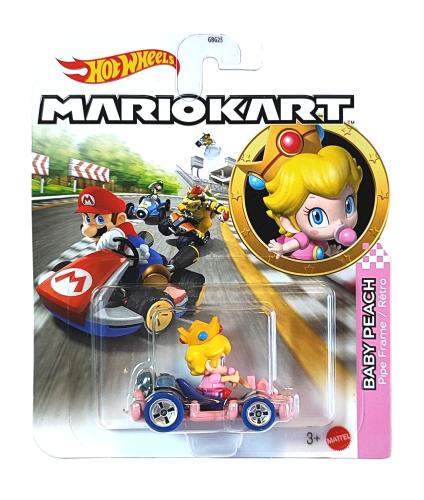 Hot Wheels Mario Kart -Baby Peach Pipe Frame