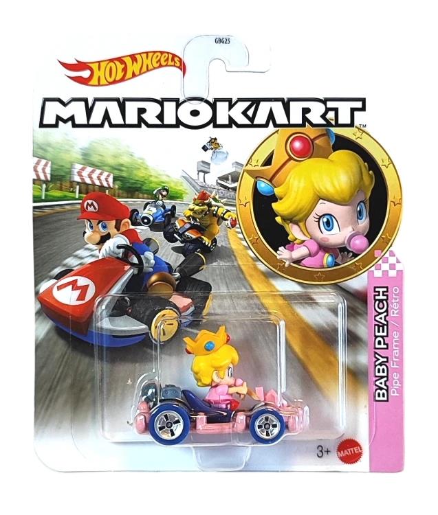 Hot Wheels Mario Kart -Baby Peach Pipe Frame