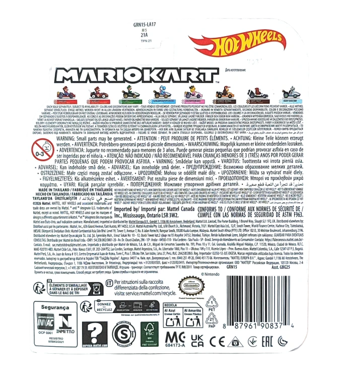 Hot Wheels Mario Kart -Diddy Kong Pipe Frame