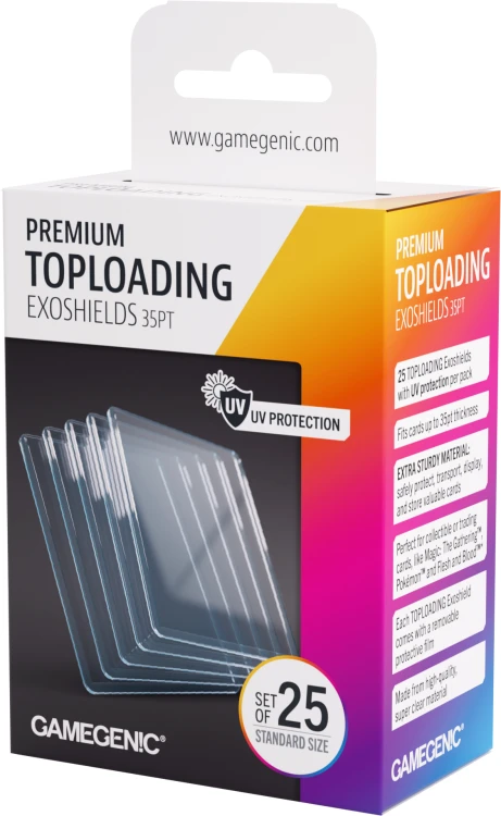 Gamegenic: Premium Toploading Exoshields 35PT (25szt) - standardowe