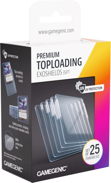 Gamegenic: Premium Toploading Exoshields 35PT (25szt) - standardowe