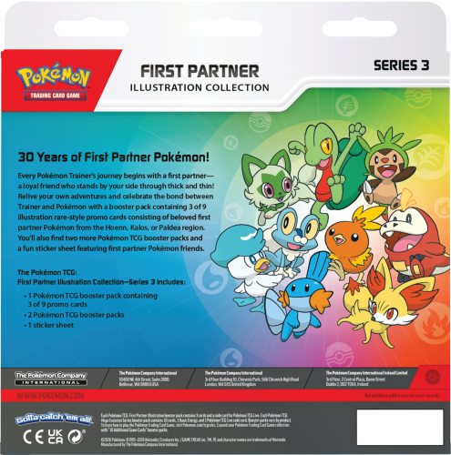 Pokémon TCG: First Partner - Illustration Collection - Series 3