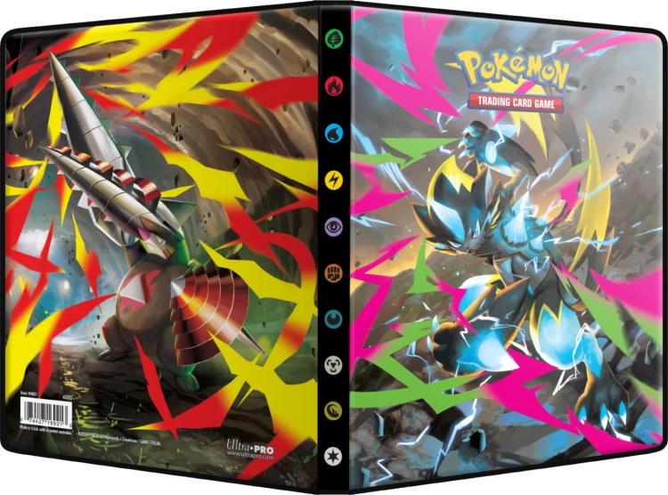 Album Ultra-Pro: Pokémon - 4-Pocket Portfolio - Mega Evolution - Pitch Black