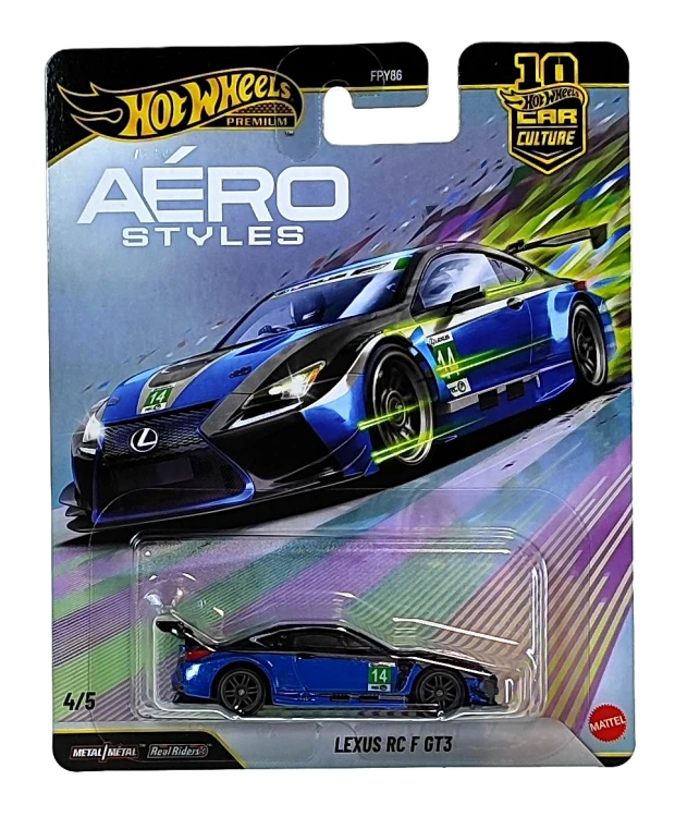 Komplet 5 samochodów Hot Wheels Premium Aero Styles FPY86