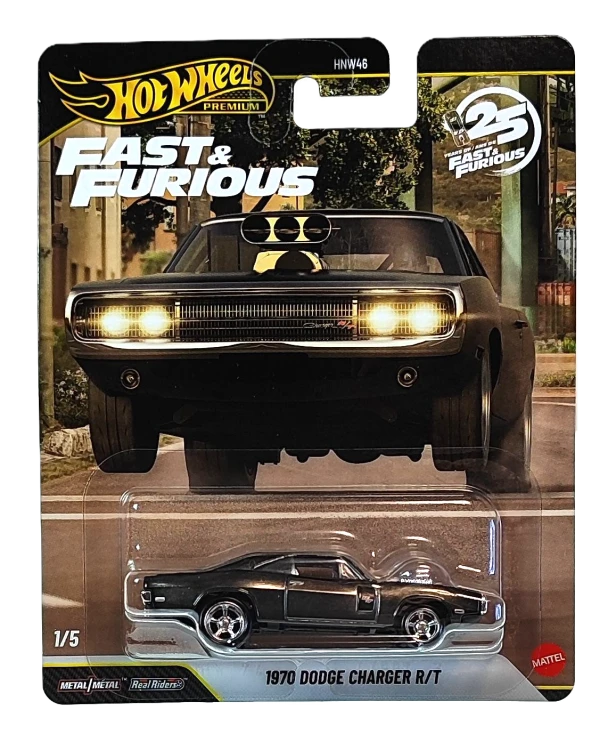 Komplet 5 samochodów Hot Wheels Premium Fast & Furious HNW46