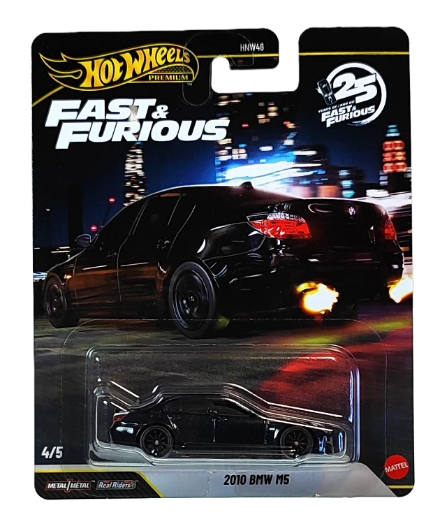Komplet 5 samochodów Hot Wheels Premium Fast & Furious HNW46